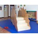 Struttura gioco multifunzioni Il riccio in legno multistrato per bambini by TANGRAM di 2H arredi per asilo